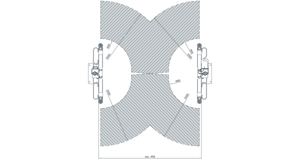 4 x 3-dílná ramena EX